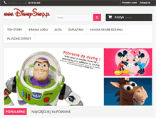 Tablet Screenshot of disneyshop.pl